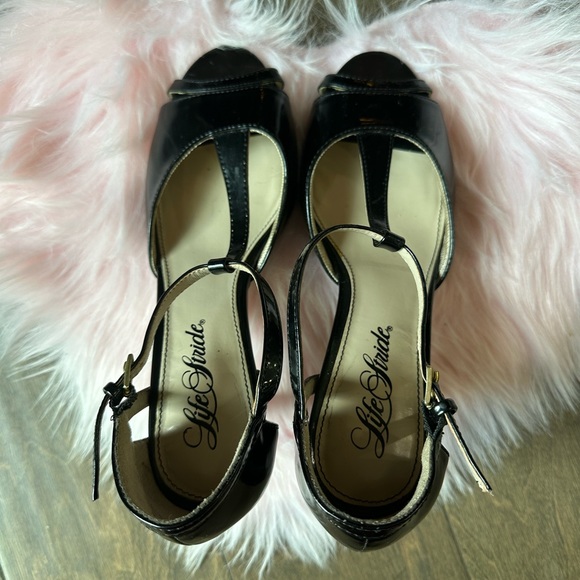Life strides high heel black sandals - Picture 2 of 7